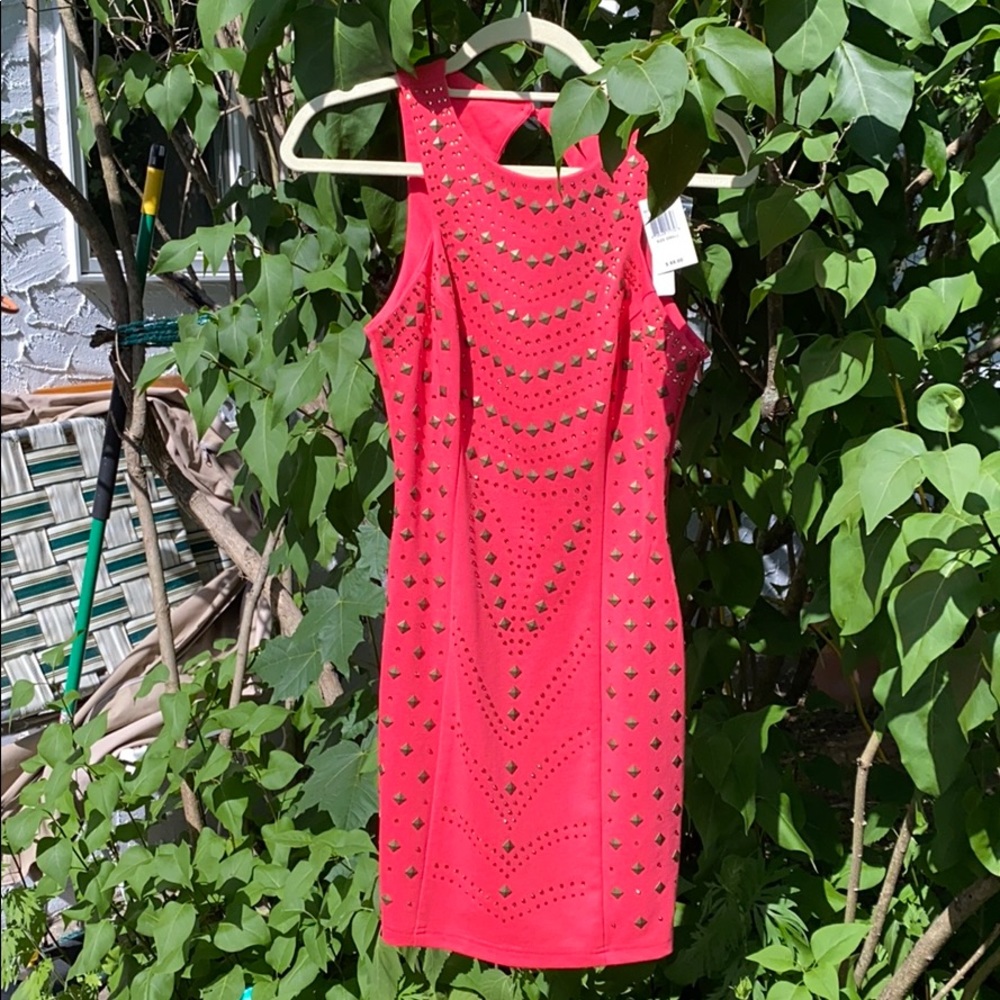 Coral dress